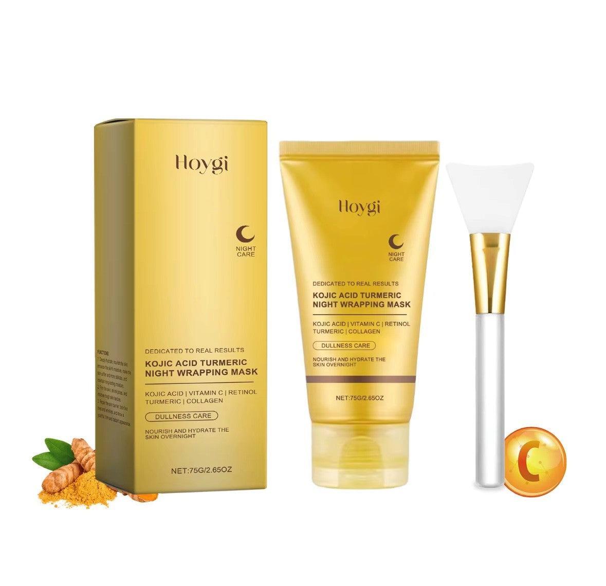 Kojic Acid Turmeric Night Wrapping Mask