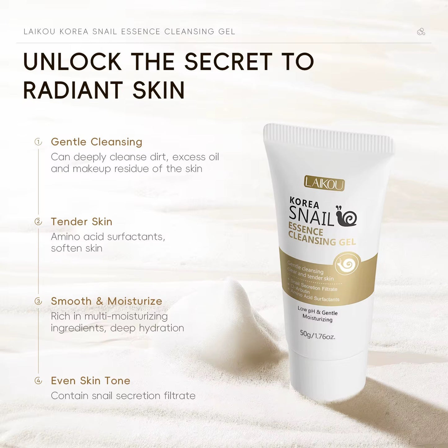 Snail Essence Cleansing Gel, The face wash for all queens