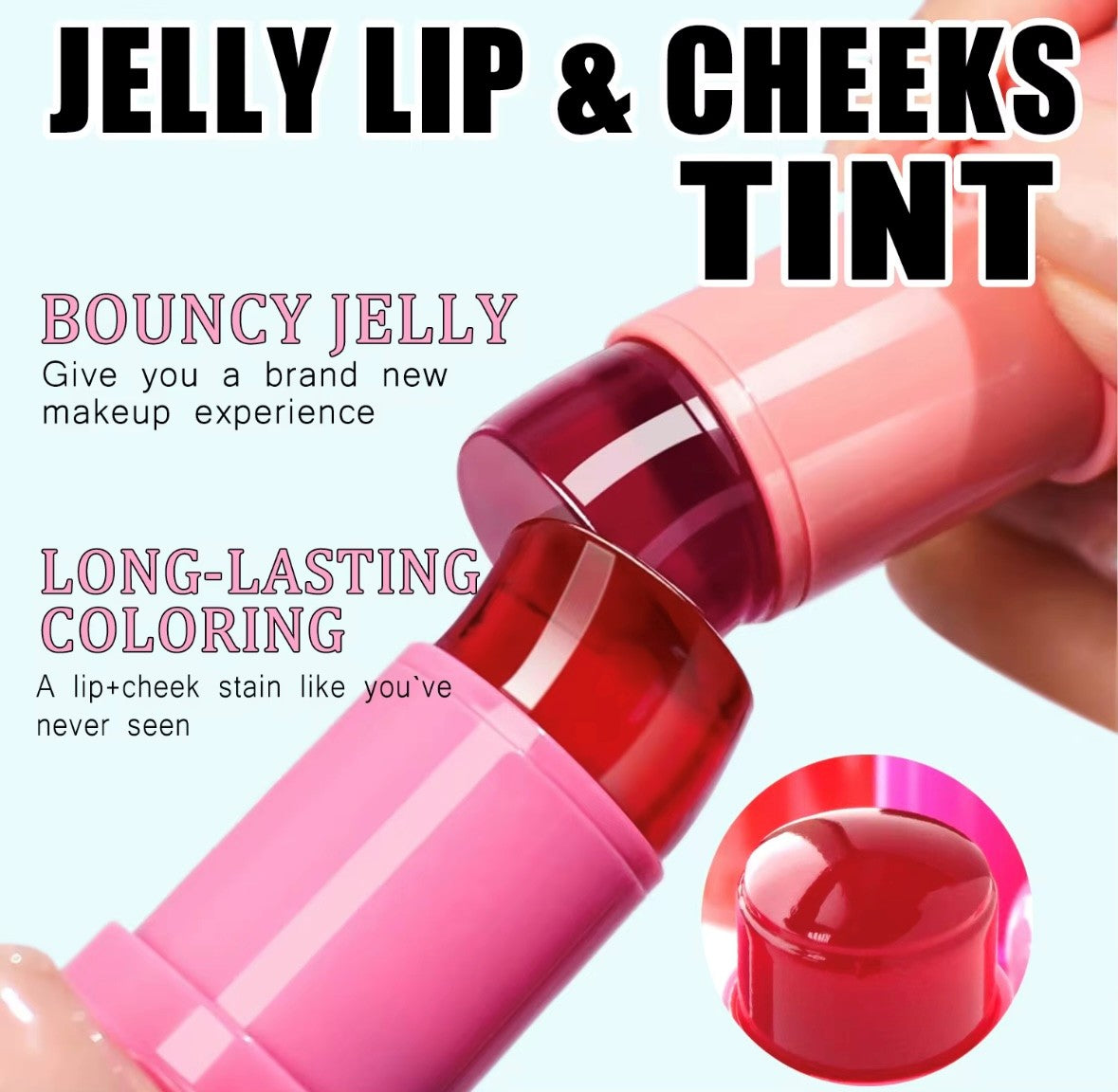 Jelly Cheek and Lip Stain with Collagen and Aloe seawater