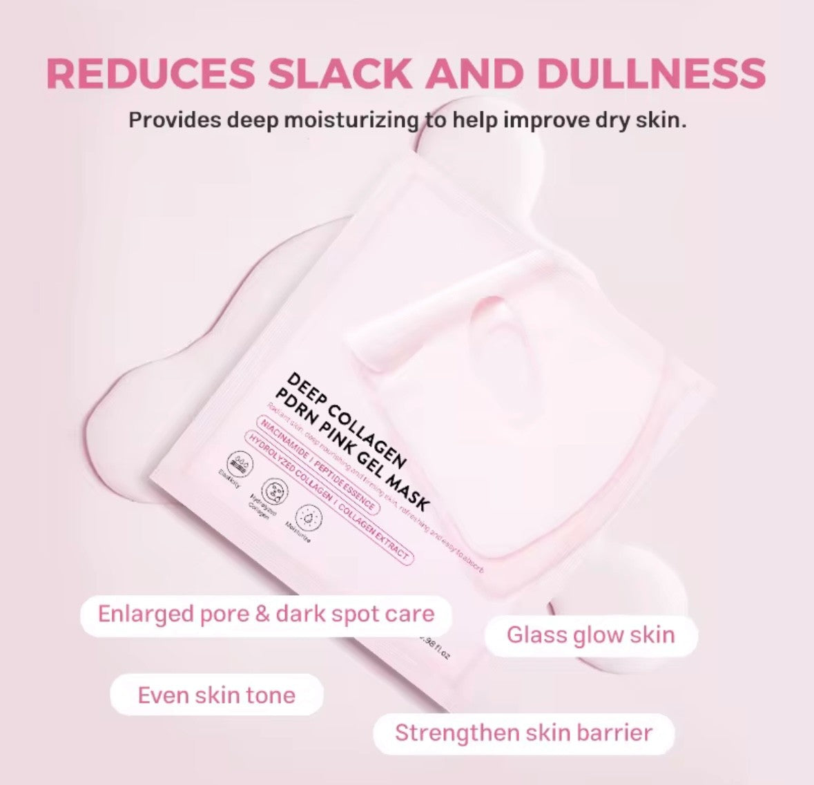 Collagen PDRN Pink Gel Mask