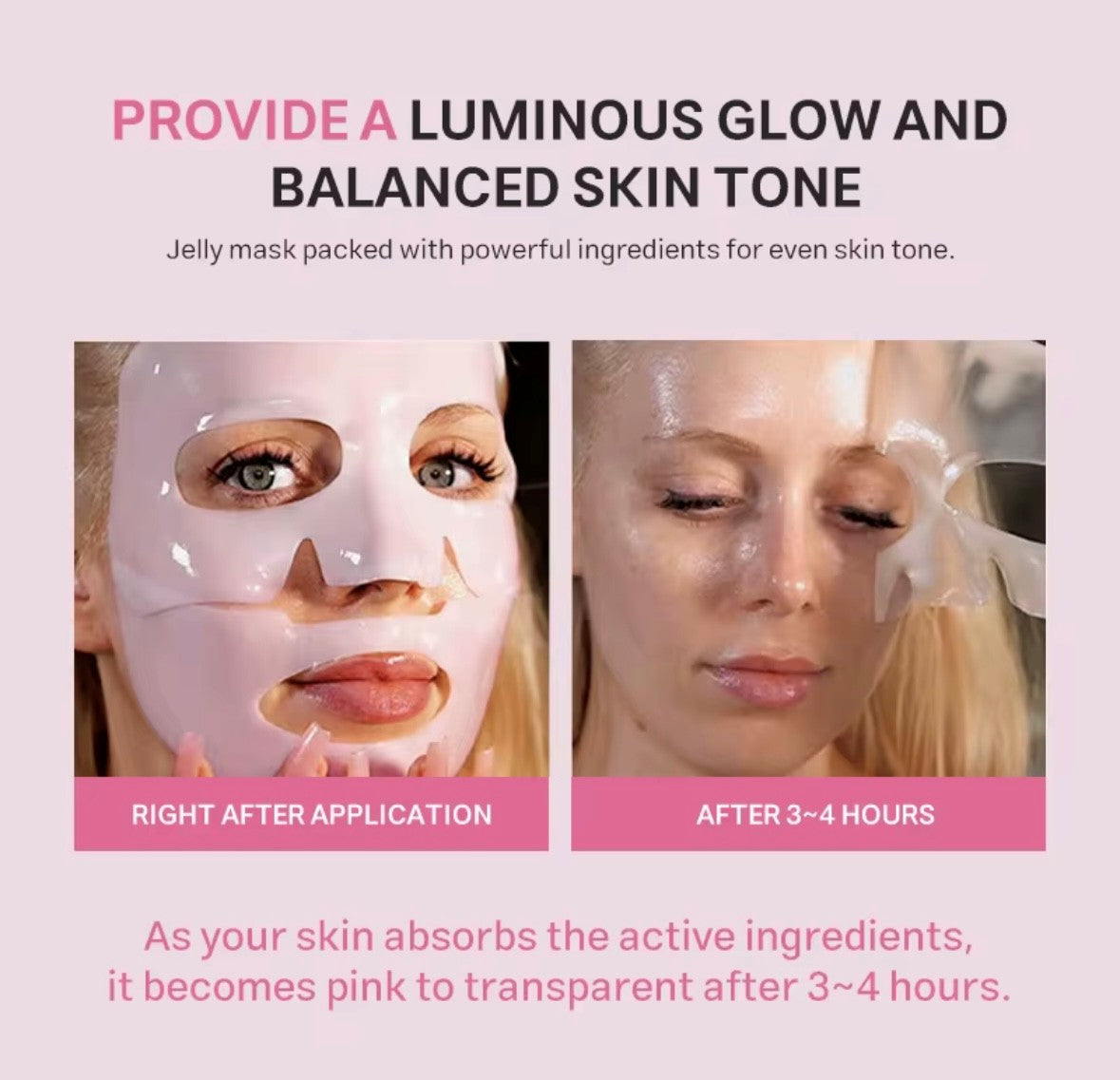 Collagen PDRN Pink Gel Mask