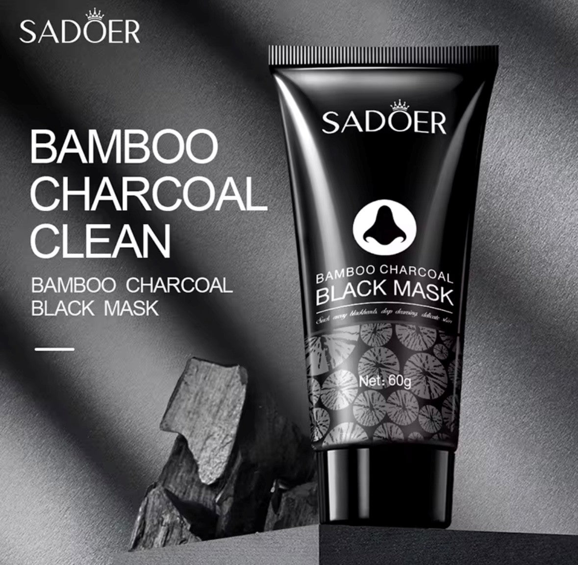 Bamboo charcoal face mask